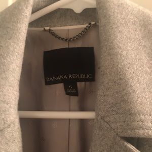 Banana Republic Gray Coat Size Small